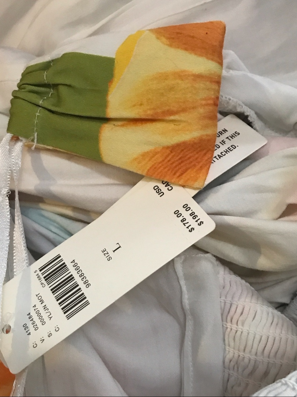 NWT By Anthropologie Drop-Waist Midi Dress Sz L - Picture 8 of 8